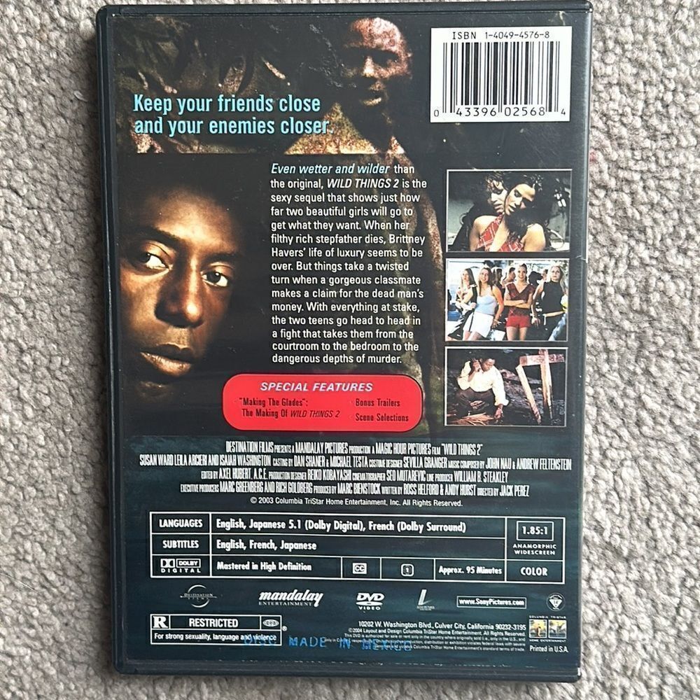 “Wild Things 2” DVD! - Picture 2 of 5